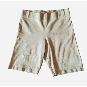 Good American Green Biker Shorts Size 3/ L Loungewear Gym Athletic Sporty Casual